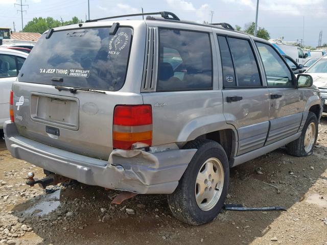 1J4GZ58S3VC711795 - 1997 JEEP GRAND CHER GRAY photo 4