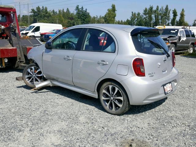 3N1CK3CP0FL218150 - 2015 NISSAN MICRA SILVER photo 3