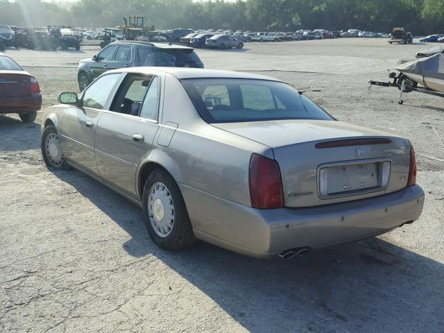 1G6KF579X3U111664 - 2003 CADILLAC DEVILLE DT GOLD photo 3