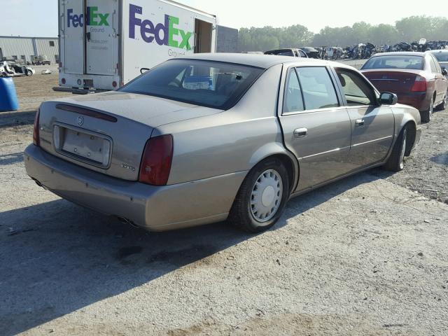 1G6KF579X3U111664 - 2003 CADILLAC DEVILLE DT GOLD photo 4