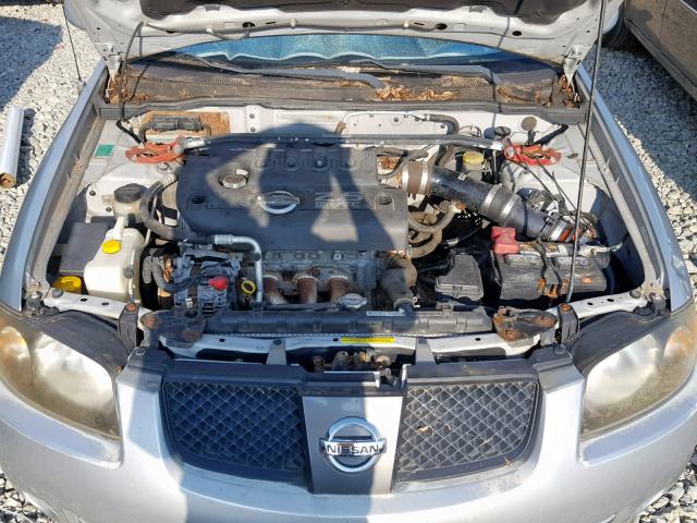 3N1AB51D54L731936 - 2004 NISSAN SENTRA SE- SILVER photo 7