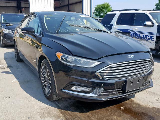 3FA6P0D93JR134295 - 2018 FORD FUSION TIT BLACK photo 1