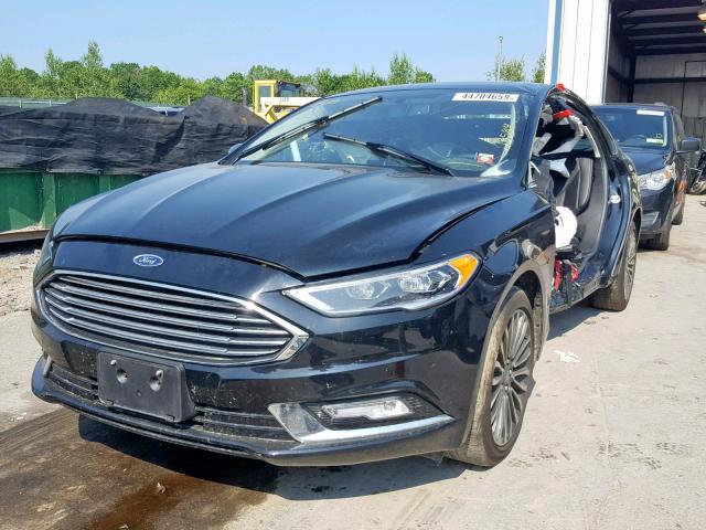 3FA6P0D93JR134295 - 2018 FORD FUSION TIT BLACK photo 2