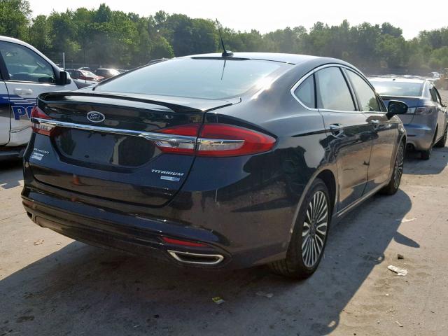 3FA6P0D93JR134295 - 2018 FORD FUSION TIT BLACK photo 4