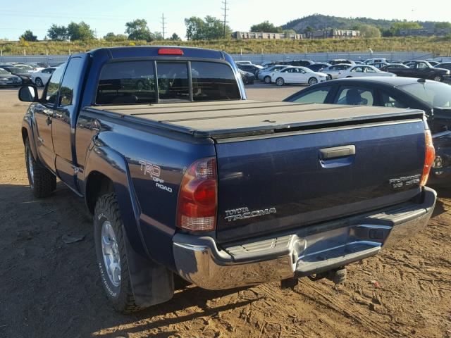 5TETU62N97Z358060 - 2007 TOYOTA TACOMA PRE BLUE photo 3