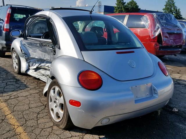 3VWCK21C23M433376 - 2003 VOLKSWAGEN NEW BEETLE 银色 照片 3