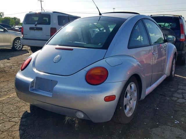 3VWCK21C23M433376 - 2003 VOLKSWAGEN NEW BEETLE 银色 照片 4