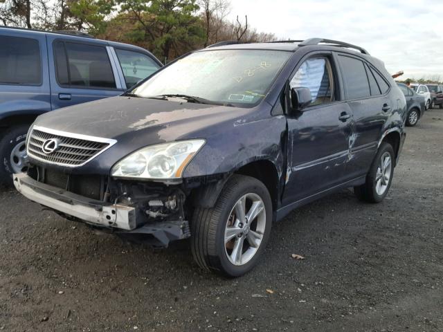 JTJHW31UX62006970 - 2006 LEXUS RX 400 BLUE photo 2