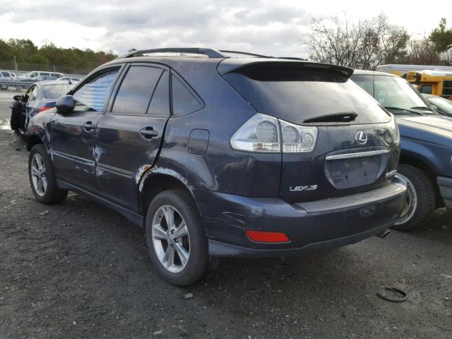 JTJHW31UX62006970 - 2006 LEXUS RX 400 BLUE photo 3