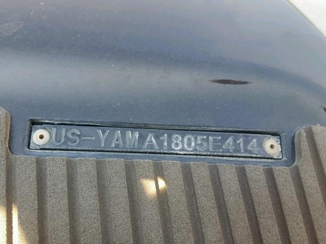 YAMA1805E414 - 2014 YAMAHA VXR BLACK photo 10