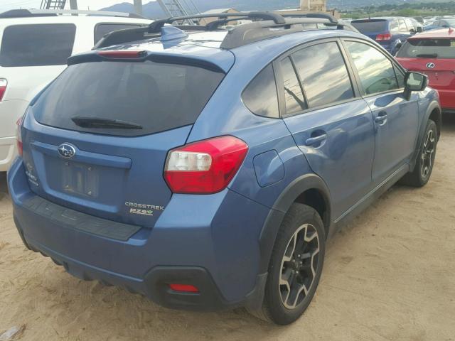 JF2GPAKC0GH346909 - 2016 SUBARU CROSSTREK BLUE photo 4