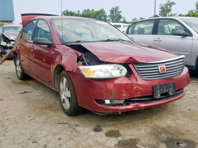 1G8AL55FX6Z120716 - 2006 SATURN ION LEVEL BURGUNDY photo 1