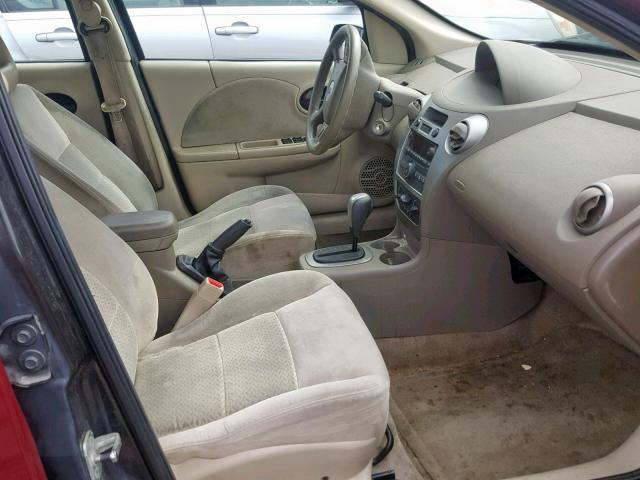 1G8AL55FX6Z120716 - 2006 SATURN ION LEVEL BURGUNDY photo 5