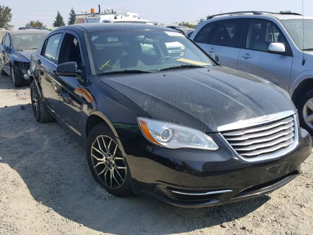 1C3CCBAB7DN691332 - 2013 CHRYSLER 200 LX BLACK photo 1