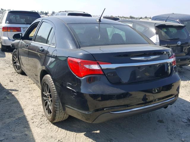 1C3CCBAB7DN691332 - 2013 CHRYSLER 200 LX BLACK photo 3