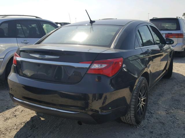 1C3CCBAB7DN691332 - 2013 CHRYSLER 200 LX BLACK photo 4