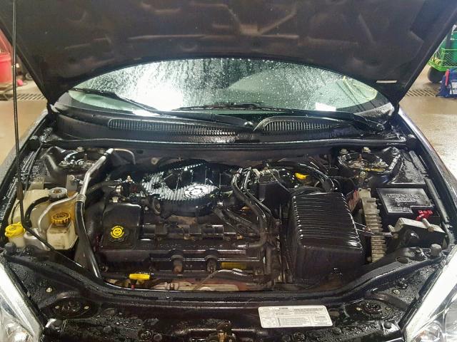 1C3EL56R64N148893 - 2004 CHRYSLER SEBRING LX BLACK photo 7