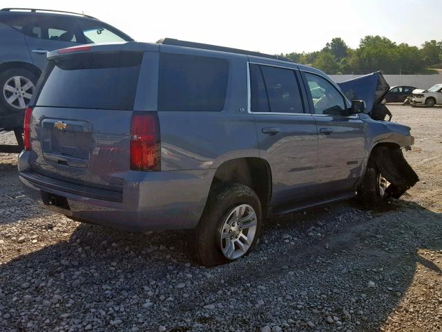 1GNSKAKC4GR405503 - 2016 CHEVROLET TAHOE K150 GRAY photo 4