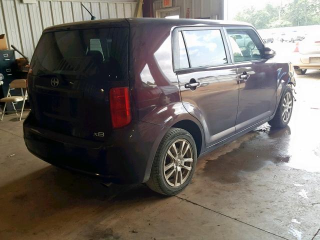 JTLKE50EX81026781 - 2008 TOYOTA SCION XB 紫色 照片 4