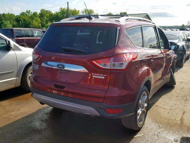 1FMCU0JX0EUC17704 - 2014 FORD ESCAPE TIT BURGUNDY photo 4