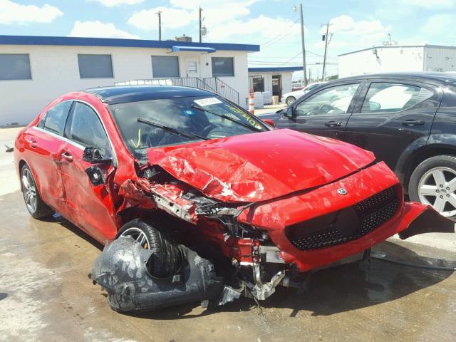 WDDSJ4GBXJN534525 - 2018 MERCEDES-BENZ CLA 250 4M RED photo 1