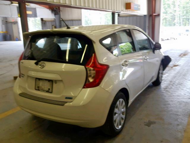 3N1CE2CP6EL432575 - 2014 NISSAN VERSA NOTE WHITE photo 4