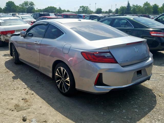 1HGCT1B87GA007157 - 2016 HONDA ACCORD EXL SILVER photo 3