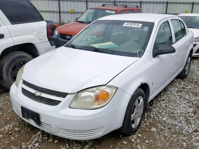 1G1AK55F467862901 - 2006 CHEVROLET COBALT LS WHITE photo 2