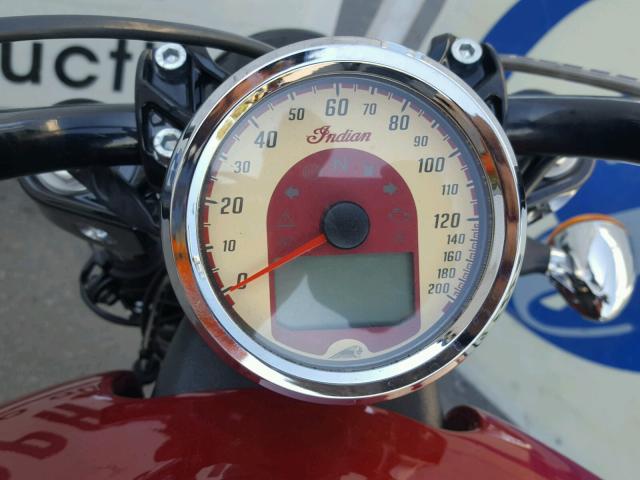 56KMSA119H3118268 - 2017 INDIAN MOTORCYCLE CO. SCOUT SIXT RED photo 8