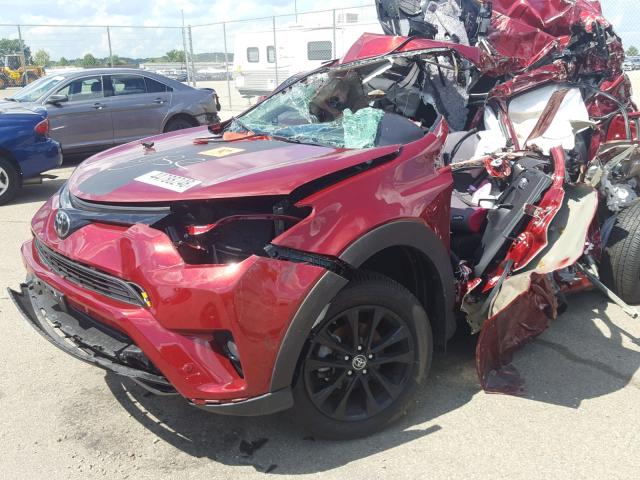 2T3RFREV1JW723058 - 2018 TOYOTA RAV4 ADVEN RED photo 9