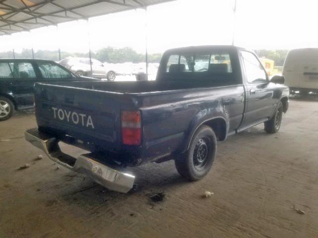 4TARN81P9PZ093704 - 1993 TOYOTA PICKUP 1/2 BLACK photo 4