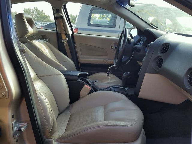 2G2WS522741202204 - 2004 PONTIAC GRAND PRIX GOLD photo 5