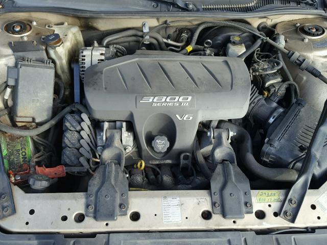 2G2WS522741202204 - 2004 PONTIAC GRAND PRIX GOLD photo 7