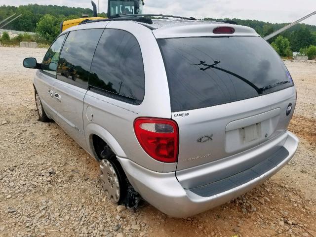 1C4GJ45G21B125967 - 2001 CHRYSLER VOYAGER LX SILVER photo 3