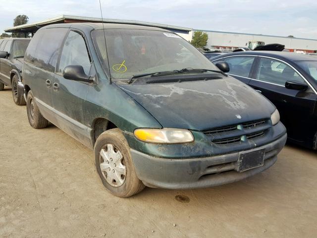 1B4GP45RXTB328332 - 1996 DODGE CARAVAN SE GREEN photo 1