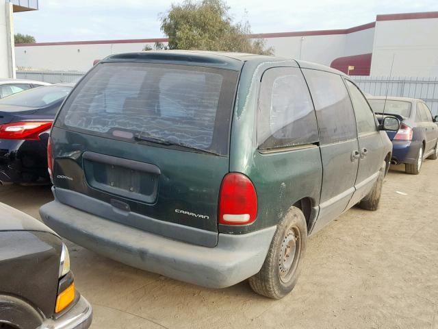 1B4GP45RXTB328332 - 1996 DODGE CARAVAN SE GREEN photo 4