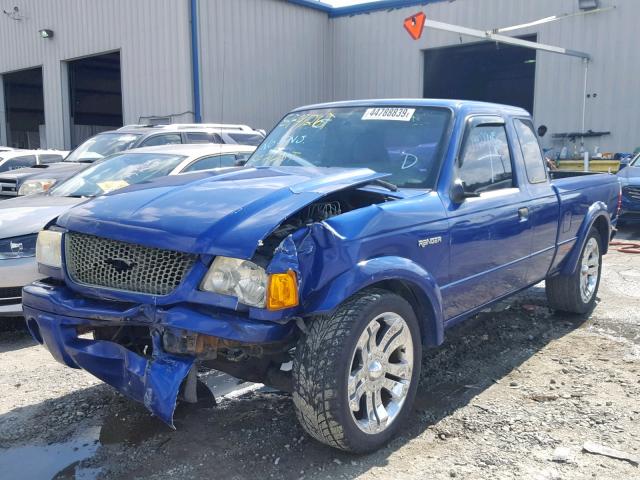 1FTYR14V73PB34469 - 2003 FORD RANGER SUP BLUE photo 2