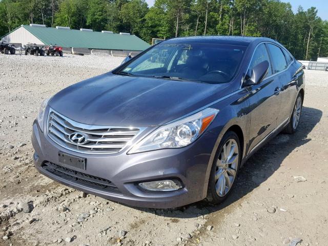 KMHFH4JGXCA161648 - 2012 HYUNDAI AZERA GLS BLUE photo 2