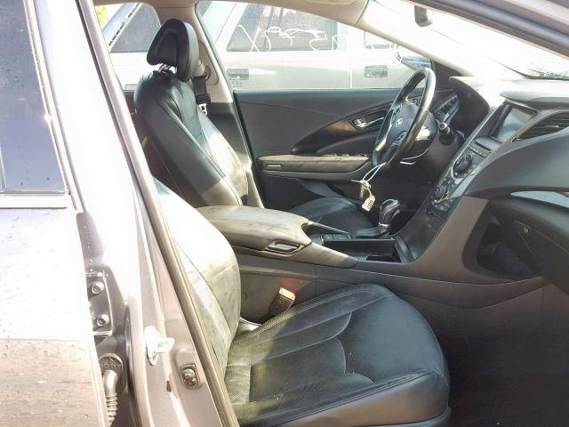 KMHFH4JGXCA161648 - 2012 HYUNDAI AZERA GLS BLUE photo 5