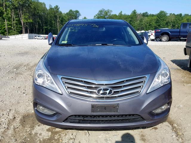 KMHFH4JGXCA161648 - 2012 HYUNDAI AZERA GLS BLUE photo 9