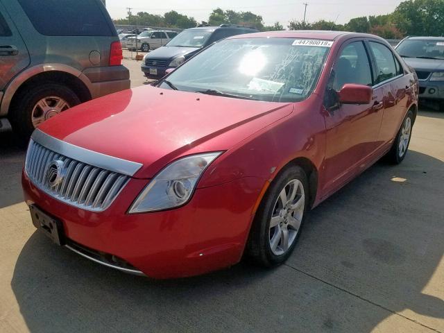 3MEHM0JG6AR659378 - 2010 MERCURY MILAN PREM RED photo 2