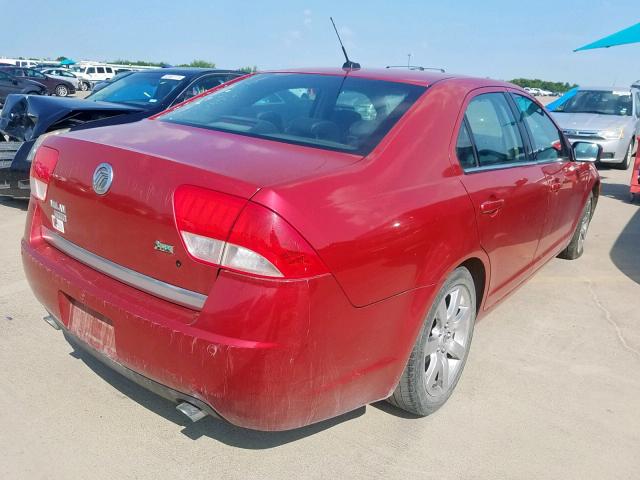 3MEHM0JG6AR659378 - 2010 MERCURY MILAN PREM RED photo 4