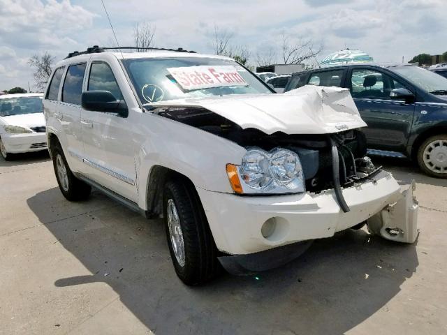 1J8HS58P17C660075 - 2007 JEEP GRAND CHER WHITE photo 1