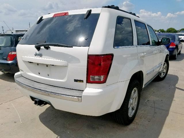 1J8HS58P17C660075 - 2007 JEEP GRAND CHER WHITE photo 4