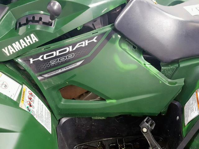 5Y4AMA1Y8JA107013 - 2018 YAMAHA YFM700 FWB GREEN photo 14