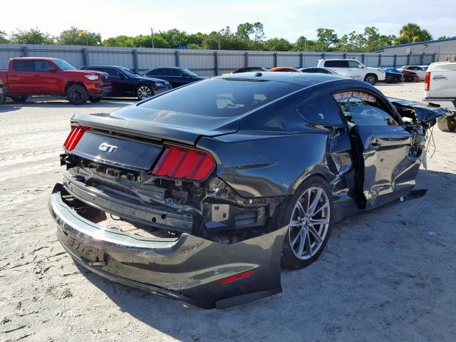 1FA6P8CF8F5367265 - 2015 FORD MUSTANG GT GREEN photo 4