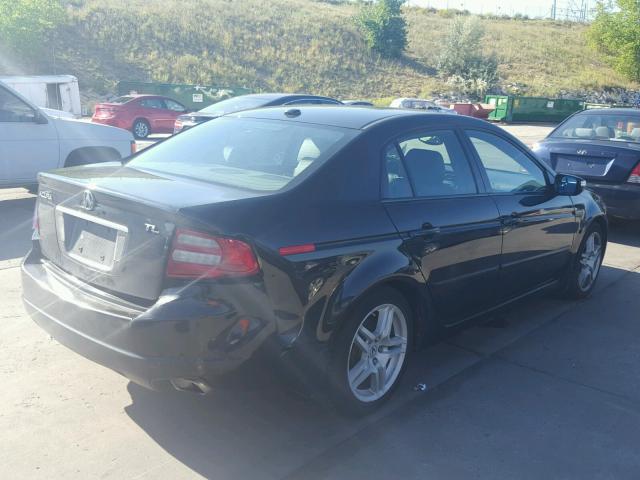 19UUA66247A026312 - 2007 ACURA TL BLACK photo 4