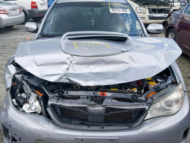 JF1GV8J69EL005291 - 2014 SUBARU IMPREZA WR SILVER photo 9