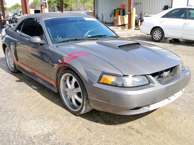 1FAFP45X83F419028 - 2003 FORD MUSTANG GT GRAY photo 1