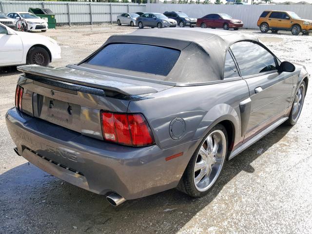 1FAFP45X83F419028 - 2003 FORD MUSTANG GT GRAY photo 4